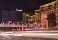 Las Vegas Blvd. at Night Royalty Free Stock Photo