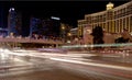 Las Vegas Blvd. at Night Royalty Free Stock Photo