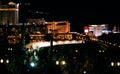 Las Vegas Boulevard at Night, Nevada Royalty Free Stock Photo