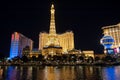 Las Vegas Boulevard by night Royalty Free Stock Photo