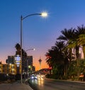 Las Vegas Boulevard North at Sunset