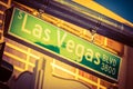 Las Vegas Boulevard Sign Royalty Free Stock Photo