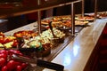 Las Vegas buffet with a variety of dishes Royalty Free Stock Photo