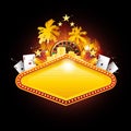 Las vegas casino sign Royalty Free Stock Photo