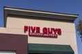 Las Vegas - Circa July 2017: Five Guys Restaurant. Five Guys is a Fast Casual Restaurant Chain in the US and Canada VII Royalty Free Stock Photo