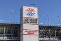 Las Vegas - Circa July 2017: The Richard Petty Terrace at Las Vegas Motor Speedway. LVMS hosts NASCAR and NHRA events II Royalty Free Stock Photo