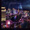 Las Vegas City Diorama Part of our cities in a glass series