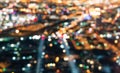 Las Vegas Downtown - Defocused lights bokeh Royalty Free Stock Photo