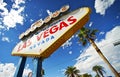 Las Vegas Entrance Sign Royalty Free Stock Photo