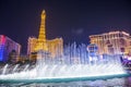 Las Vegas , fountains Royalty Free Stock Photo