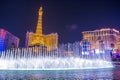 Las Vegas , fountains Royalty Free Stock Photo