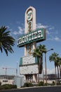 Las Vegas - Frontier Hotel Marquee Royalty Free Stock Photo