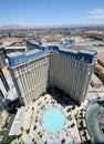 Las Vegas Hotel Paris aerial view