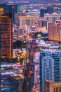 Las Vegas Hotels from Above