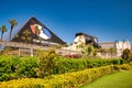 LAS VEGAS - JULY 1, 2018: Exterior view of Luxor Hotel on a sunny day