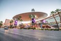 LAS VEGAS - JUNE 27, 2019: Fashion Mall and The Strip at sunset