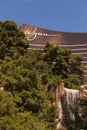 Wynn Hotel and water feature in Las Vegas, NV on March 30, 2013