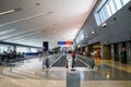 Las Vegas McCarran airport moving walkway front view Royalty Free Stock Photo