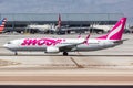 Swoop Boeing 737-800 airplane Las Vegas airport Royalty Free Stock Photo