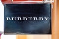 LAS VEGAS, NEVADA - August 22nd, 2016: Burberry Logo On Store Fr