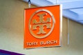 LAS VEGAS, NEVADA - August 22nd, 2016: Tory Burch Logo On Store Royalty Free Stock Photo