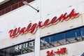 LAS VEGAS, NEVADA - August 22nd, 2016: Walgreens Sign On Fremont Royalty Free Stock Photo