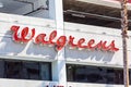 LAS VEGAS, NEVADA - August 22nd, 2016: Walgreens Sign On Fremont Royalty Free Stock Photo