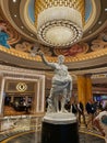 Augustus Caesar Statue at Caesar\'s Palace in Vegas Royalty Free Stock Photo