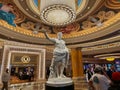 Augustus Caesar Statue at Caesar\'s Palace in Vegas Royalty Free Stock Photo