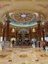 Amazing Mural and Skylight in Casino Courtyard Royalty Free Stock Photo