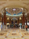 Amazing Mural and Skylight in Casino Courtyard