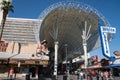 Las Vegas, Nevada - Entrance to the Fremont Street Experience canopy during the daytime, in downtown Las Vegas,