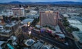 Las vegas nevada strip and surroundings at night Royalty Free Stock Photo