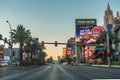 Las vegas nevada strip and surroundings at night Royalty Free Stock Photo