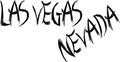 Las Vegas Nevada text sign illustration Royalty Free Stock Photo