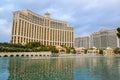 LAS VEGAS, NEVADA, UNITED STATES - 9 November 2022: Bellagio fountain show in Vegas