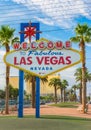 Welcome To Fabulous Las Vegas Sign Royalty Free Stock Photo