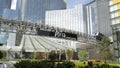 LAS VEGAS, NEVADA USA - 7 MAR 2020 Futuristic CityCenter casino complex in sin city. Modern luxury unincorporated urban skyline. Royalty Free Stock Photo