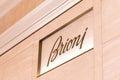 LAS VEGAS, NEVADA, USA - 13 MAY, 2019: Brioni store in Wynn hotel in Las Vegas. Brioni is an Italian menswear couture