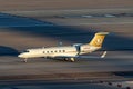 Gulfstream G-V luxury business jet N168CE at McCarran International Airport Las Vegas