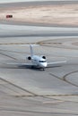 Luxury Bombardier Challenger 605 business jet C-GBKB at McCarran International Airport Las Vegas