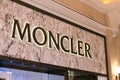 LAS VEGAS, NEVADA, USA - 13 MAY, 2019: Moncler store in Wynn hotel in Las Vegas. Moncler is an Italian apparel and