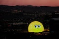 Las Vegas, Nevada, USA - November 7, 2023: The MSG Sphere illuminated at night Royalty Free Stock Photo