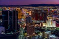 Las Vegas, Nevada, USA - Sunset over the city skyline