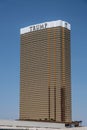 TRUMP INTERNATIONAL HOTEL LAS VEGAS - building of the golden Trump Tower near the Las Vegas Strip Royalty Free Stock Photo