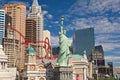 Las Vegas, New York part, view at Hotel from outside, USA Royalty Free Stock Photo