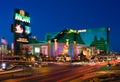 Las Vegas at night Royalty Free Stock Photo