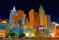 Las Vegas at night Royalty Free Stock Photo