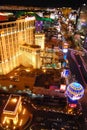 Las Vegas, night, lighting, city, tourist attraction