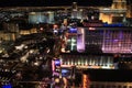 Las Vegas night view Royalty Free Stock Photo